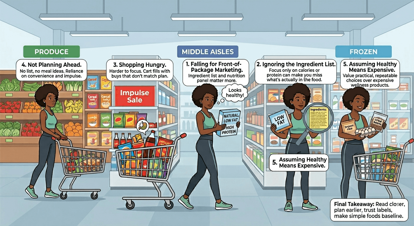 5 Common Grocery Store Mistakes That Are Ruining Your Healthy Eating Goals