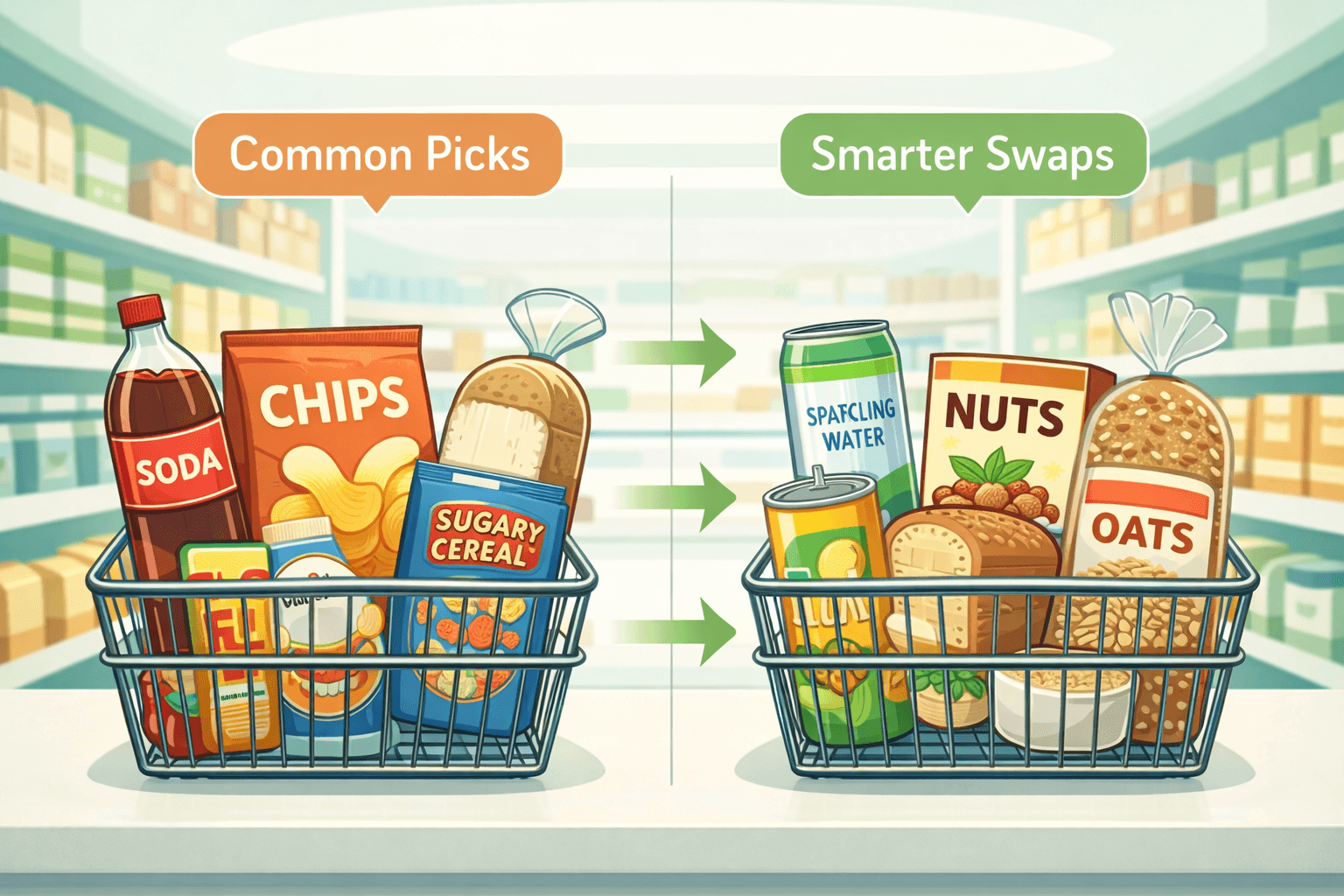 Healthy Eating Made Simple: 10 Easy Swaps for a Healthier Grocery List