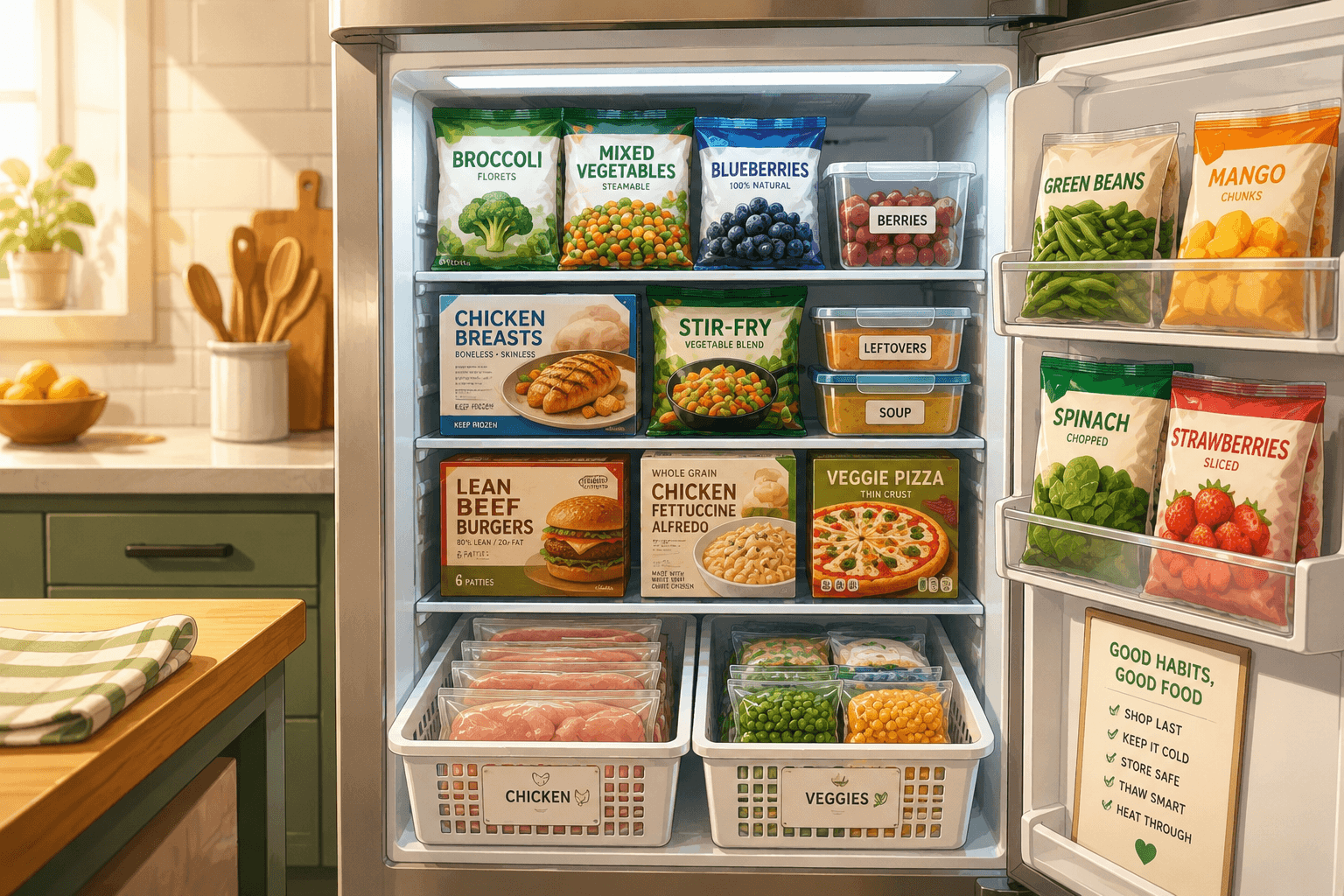 Frozen Food Safety Basics: How to Shop, Store, and Heat Freezer Foods
